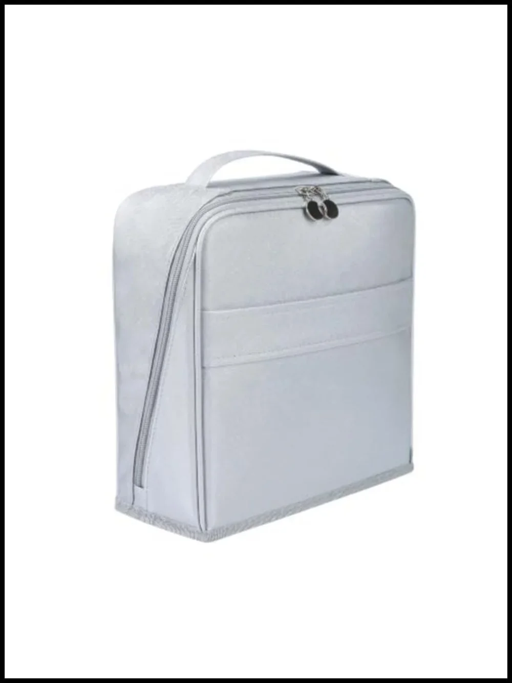Large Travel Makeup Bag Stand Up Faux Leather Toiletry Organizer Cosmetic Case